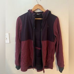 North Face Purple Zip Up